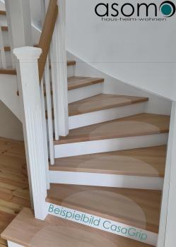 SanoWo® Treppen-Antirutsch-Schutzfolie Stufenmatten R11 transluzent Abmessungen wählbar